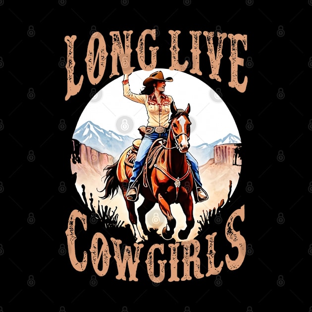 Long Live Howdy Rodeo Western Country Southern Cowgirls by masterpiecesai