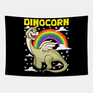 Cute & Funny Dinocorn Dinosaur Unicorn Tapestry