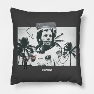 Neil Armstrong Space Vintage Pillow