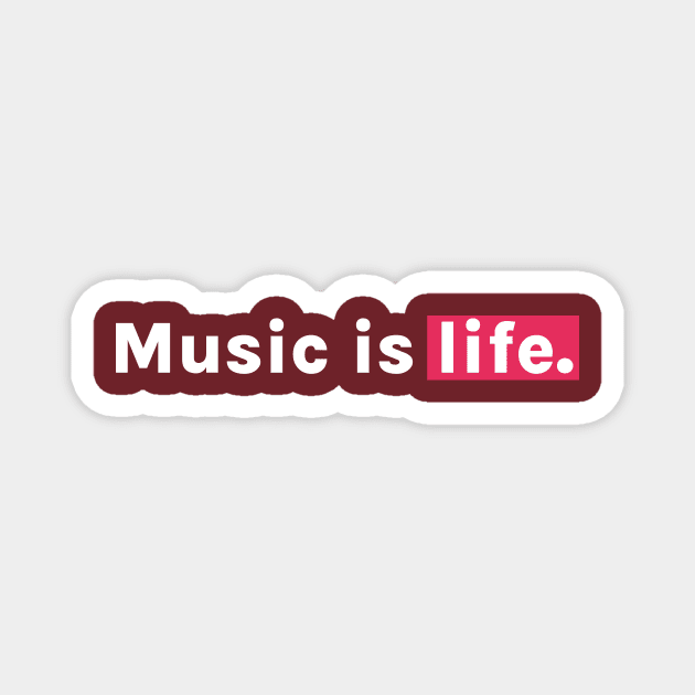 music is life II Magnet by Aspita