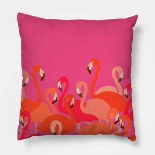 Pink flamingos Pillow