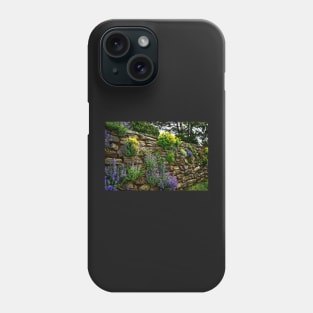 Rock Wall Flower Garden Phone Case