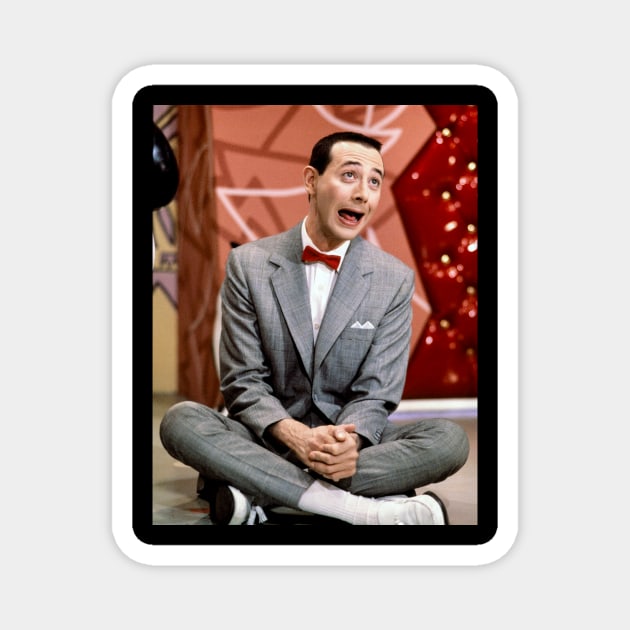 Peewee Herman Magnet by Spit in my face PODCAST