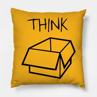 Think Outside The Box Pillow