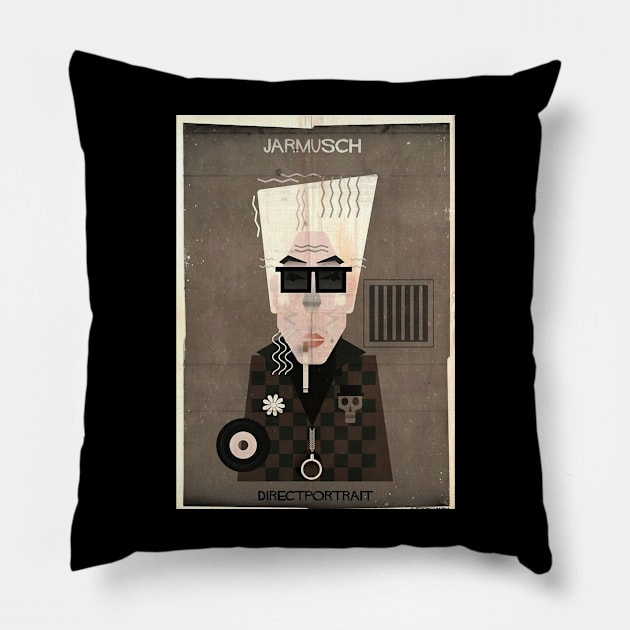 Jim Jarmusch Movie Director Pillow by Aishece