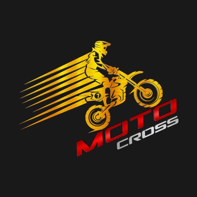 Moto cross 3d by Tshirtstory