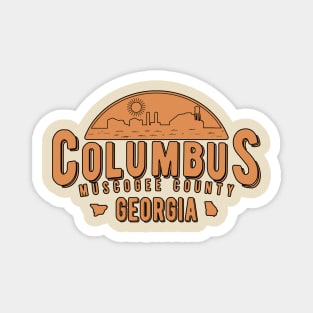 Columbus Georgia Badge Logo Magnet