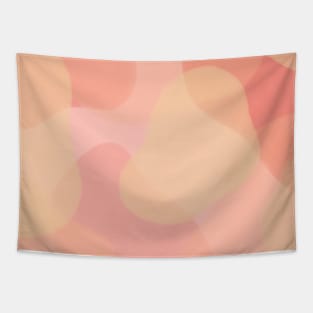 Peach Blush Pink Boho Chic Watercolor Abstract Pattern Tapestry