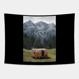 caravan camping Tapestry