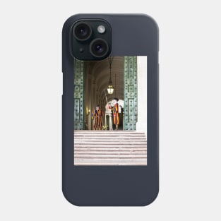 Swiss Guards At The Vatican Phone Case