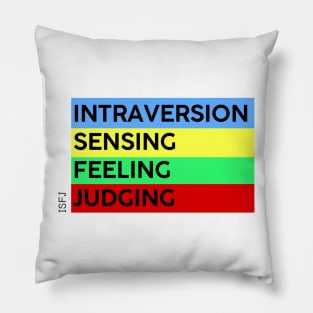 ISFJ - MBTI 16 personalities test Pillow