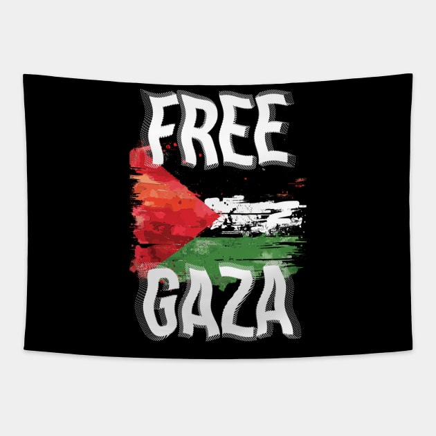 Free-Gaza Tapestry by Suarezmess