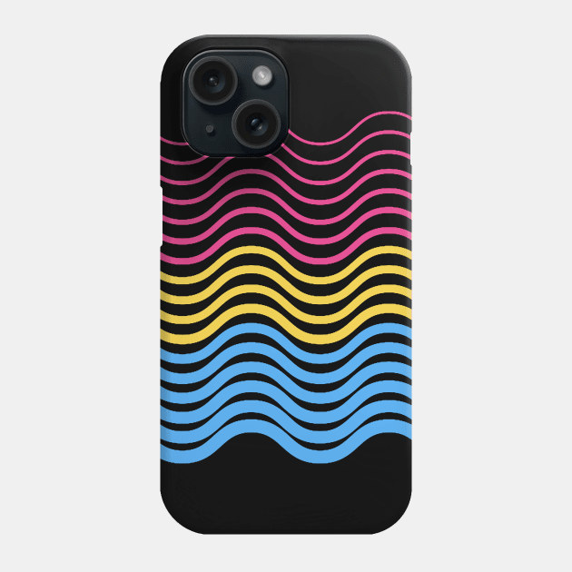 Pansexual Wave Phone Case by queerenough