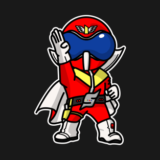 AkaRanger Himitsu Sentai Gorenger Goranger T-Shirt