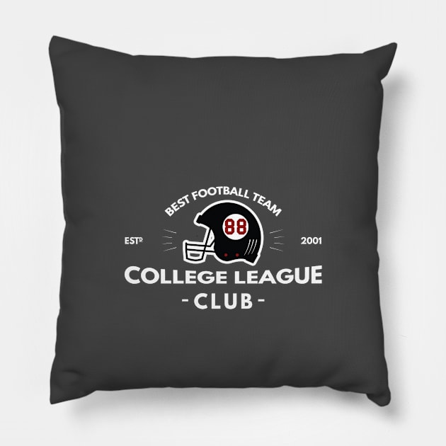 american football Pillow by KMLdesign