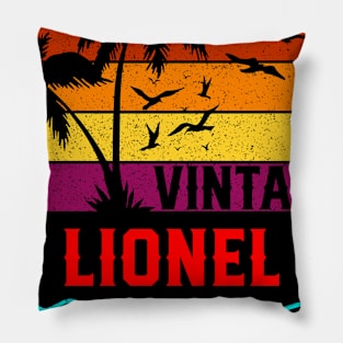 Vintage Lionel Limited Edition, Surname, Name, Second Name Pillow