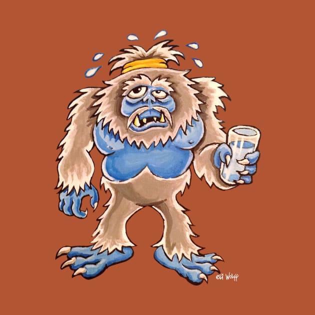 Sweaty Yeti by eliwolff