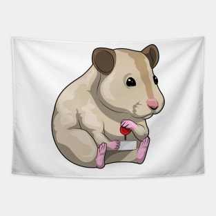 Hamster Gamer Controller Tapestry