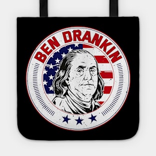 Funny 4th of July Ben Drankin Patriotic Tote