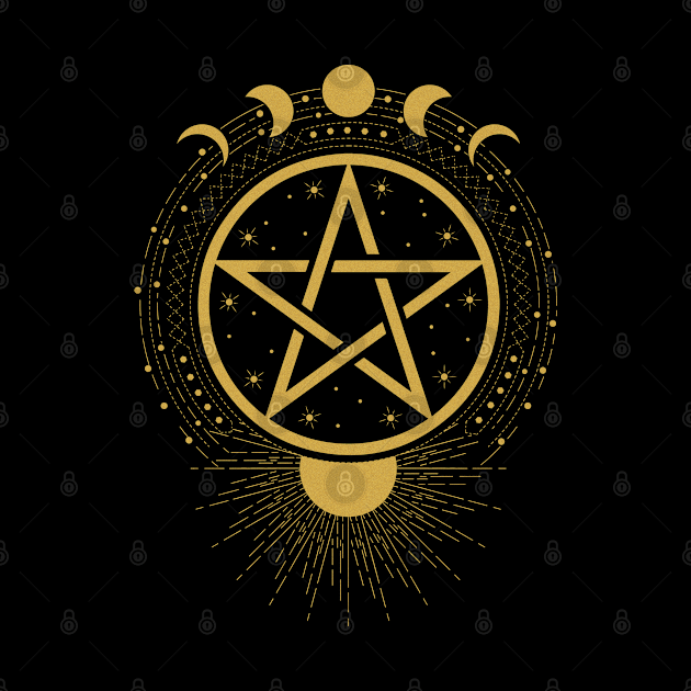 Pentacle | Pagan Symbol by CelestialStudio