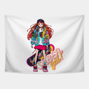 Sk8er Gal Tapestry