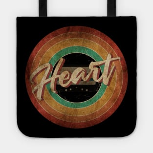 Heart Band Vintage Circle Art Tote