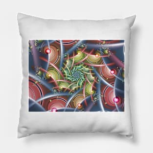 Spinning Pastel Pattern Pillow