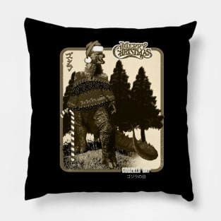 Godzilla christmas Pillow