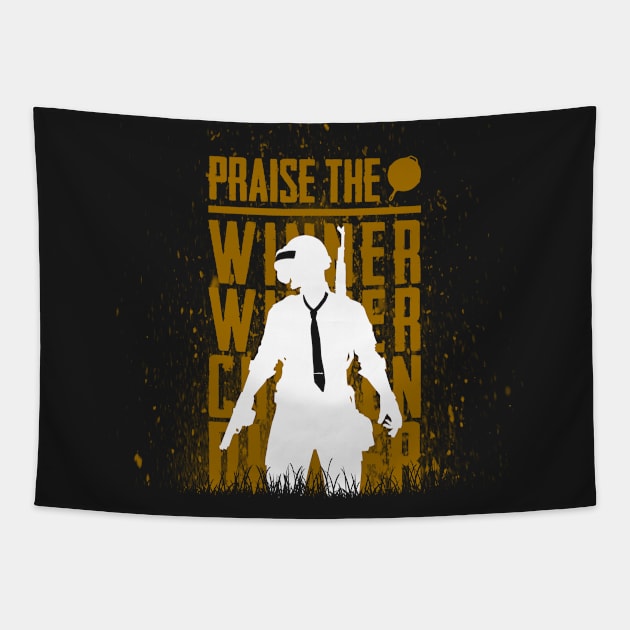 Praise the winner Tapestry by Bomdesignz