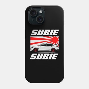 Whites subie japan Phone Case