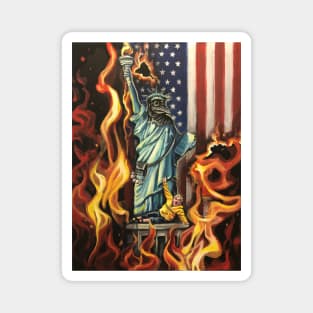 "The Plague of Liberty" Magnet