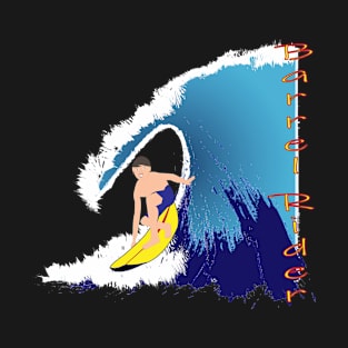 Surfer design, surfing, waves, barrel, tube T-Shirt