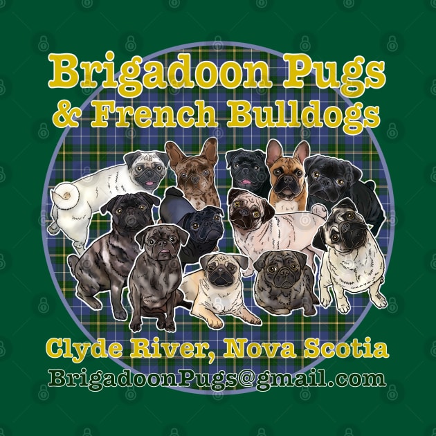 Brigadoon Pugs by FivePugs