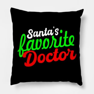 Santa's Favorite Doctor Pillow