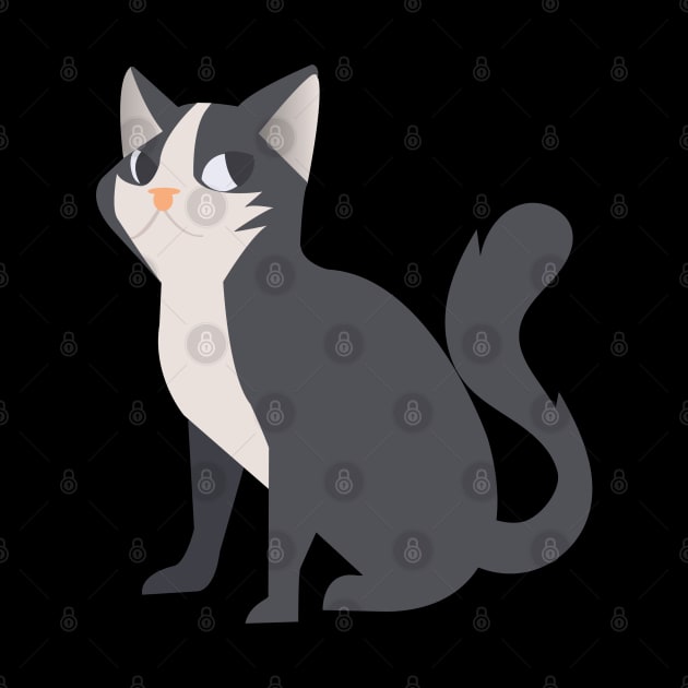 Mischievous Cat - Vector Illustration by WaltTheAdobeGuy