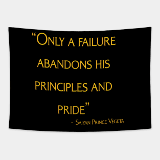 Vegeta's quote-Dragonball Super Tapestry