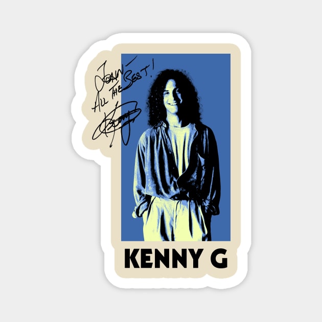 Young Kenny G Magnet by Bakul Jenang