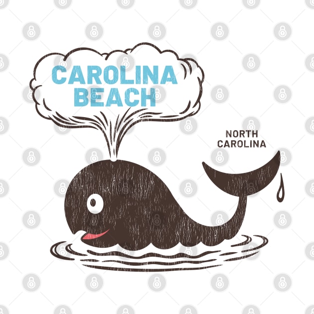 Carolina Beach, NC Summertime Vacationing Whale Spout by Contentarama