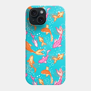 Colorful Oriental Fishes Phone Case