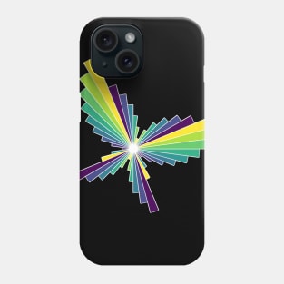 Peacock Butterfly | Flying Wings Bar Charts Black Phone Case