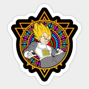 Dragon Ball Logo Royal Sign of the Saiyan Saiyajins Royal Family Worn by  King Vegeta and his son Vegeta64.png | Sticker