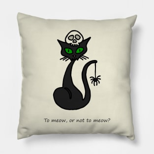 To meow, or not to meow? Pillow