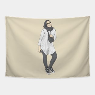 Trendy Outfit Tapestry