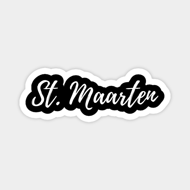 St. Maarten Souvenir Caribbean Sun Travel Gift Magnet by OriginalGiftsIdeas