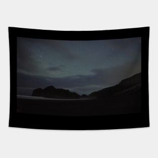 Night at the beach Tapestry