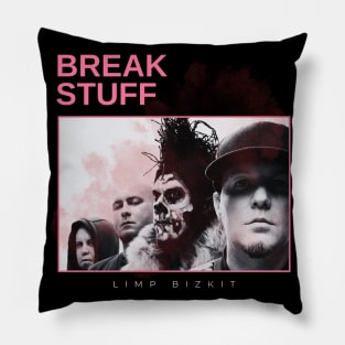 break stuff - vintage minimalism Pillow