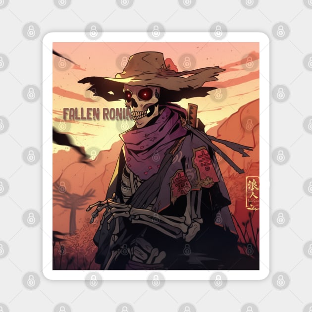 Fallen Lone Ronin Magnet by PHXouttaASHES