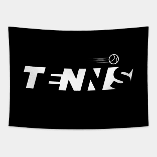 Tennis Sport Logo Design Tapestry