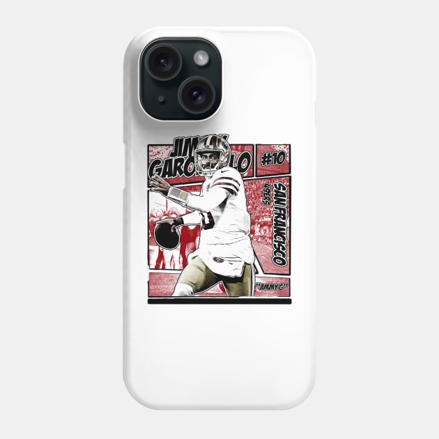 Jimmy Garoppolo // Comics Retro 90s Phone Case by Bootlegheavens