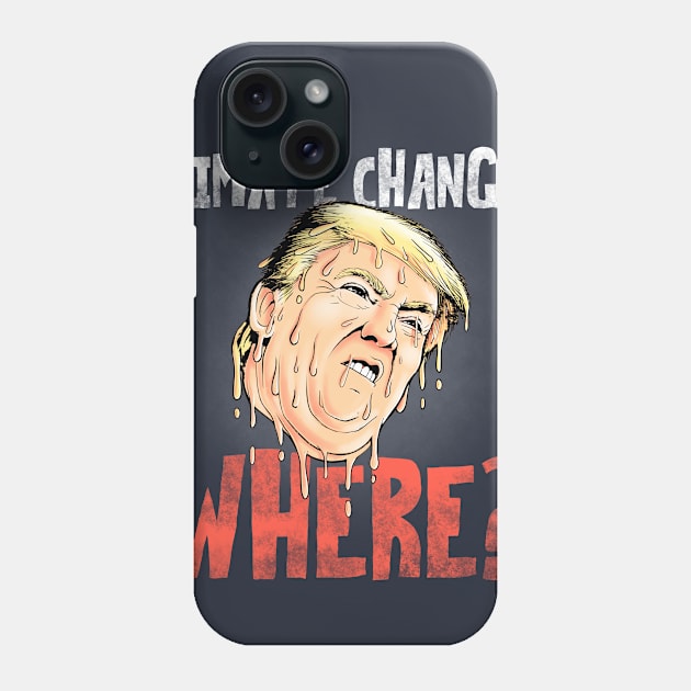 Climate change Phone Case by Cromanart